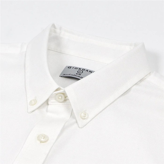 Mens white oxford dress shirt