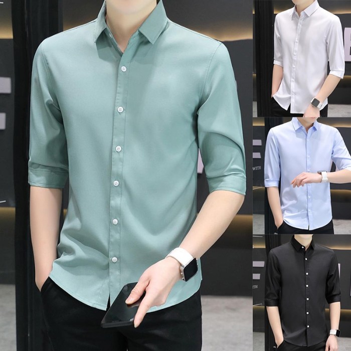 Men's slim fit tall dress shirts