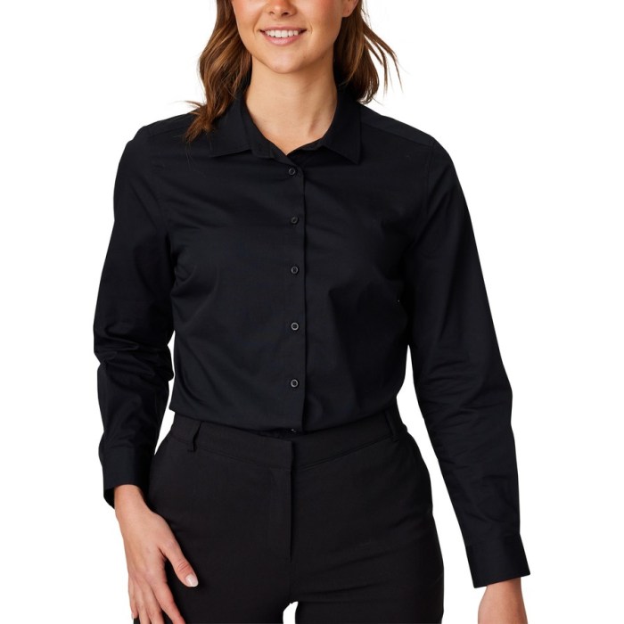 Women's black dress shirt near me