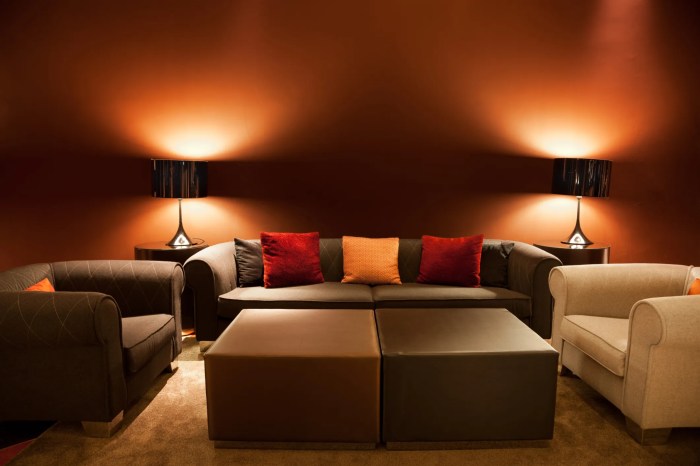 How to decorate living room with lights