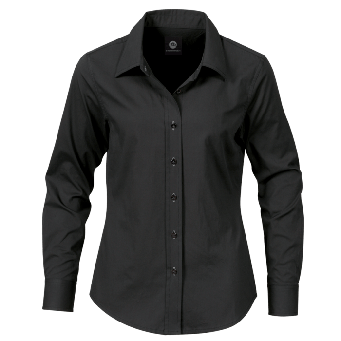 Shirt dress for women black