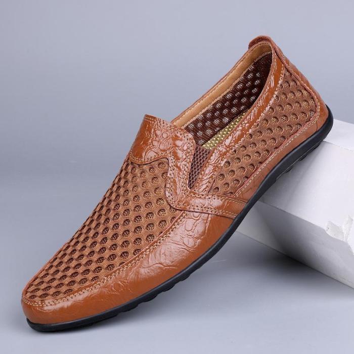 Mesh dress shoes mens