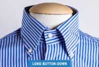 Mens band collar dress shirt