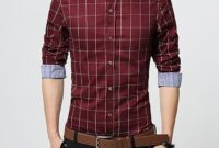 Slim fit mens dress shirt