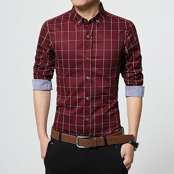 Slim fit mens dress shirt