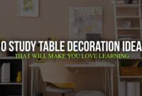 How to make a table decoration