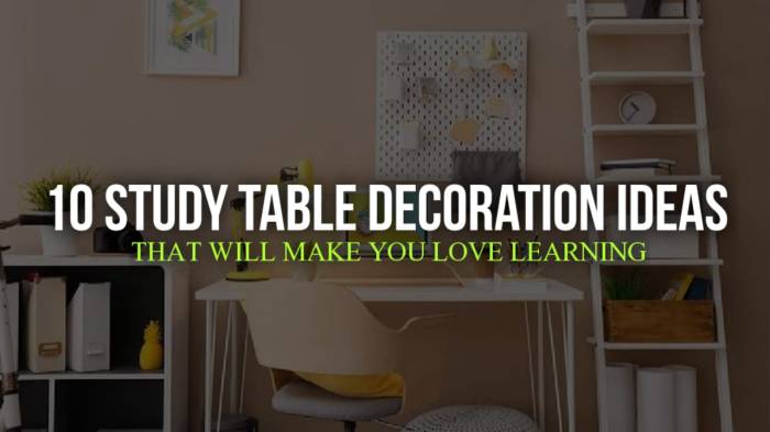 How to make a table decoration